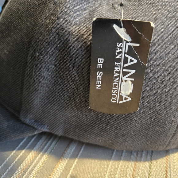 San Francisco Embroidered Cap by Lanza USA Be Seen Structured Gray Canvas Cap - Picture 7 of 13
